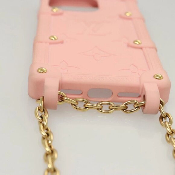 LOUIS VUITTON Monogram Trunk IPHONE14PRO iPhone Case Pink - Picture 5 of 16